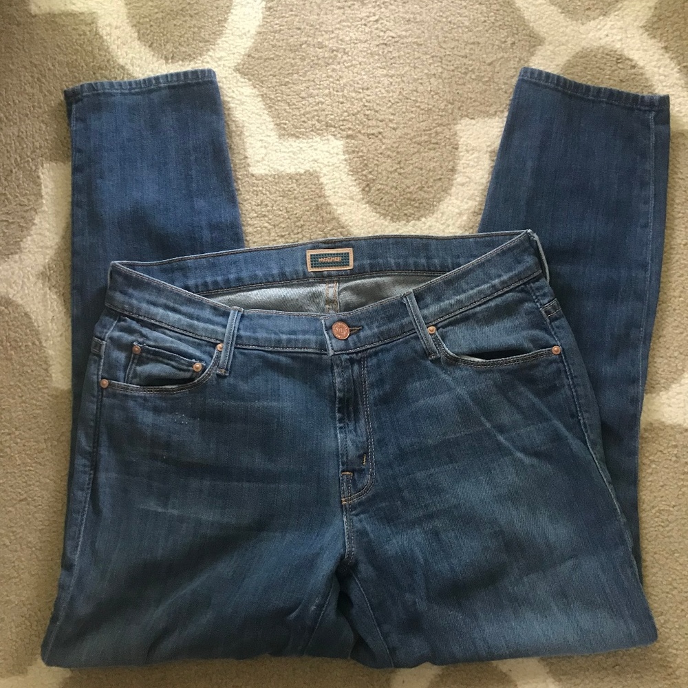 Mother Denim "Skinny Not Skinny" Jeans Size 28